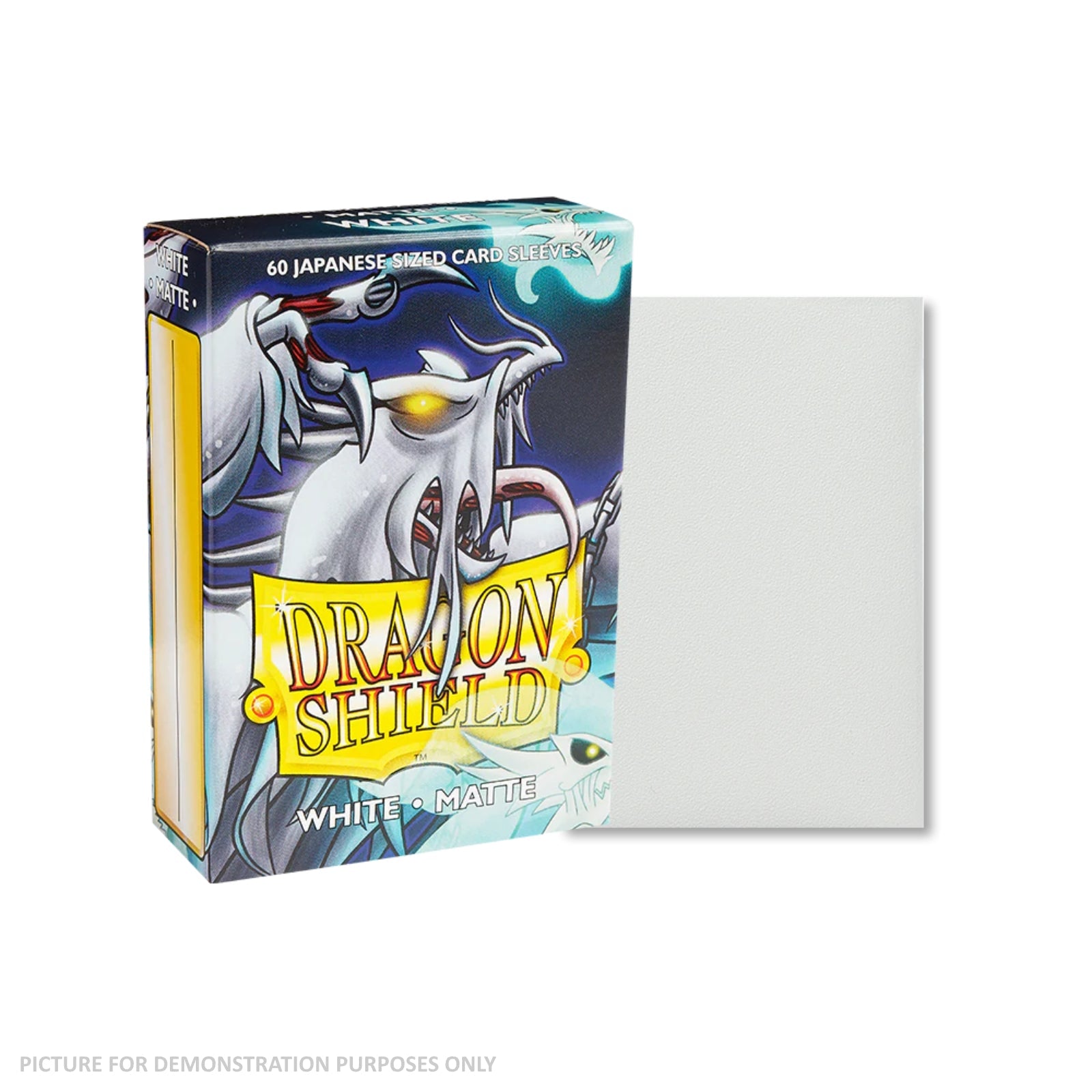 Dragon Shield 60 Japanese Size Card Sleeves - Matte White